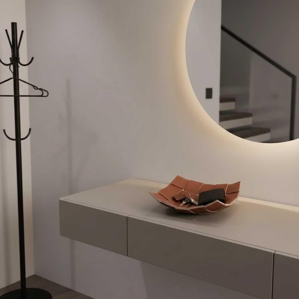 Elegant PU Leather Storage Tray | Key and Miscellaneous Organizer