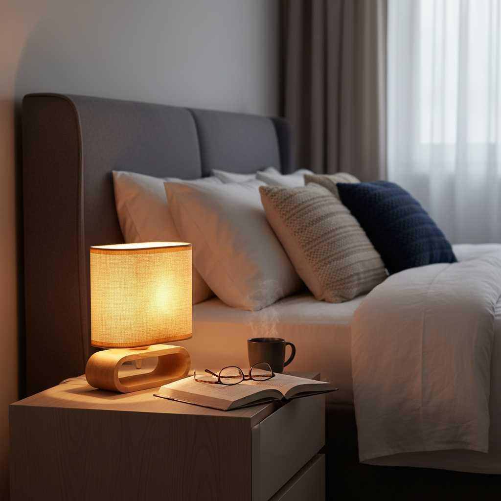 Bambino | Bamboo Table Lamp for Bedroom and Desk Use