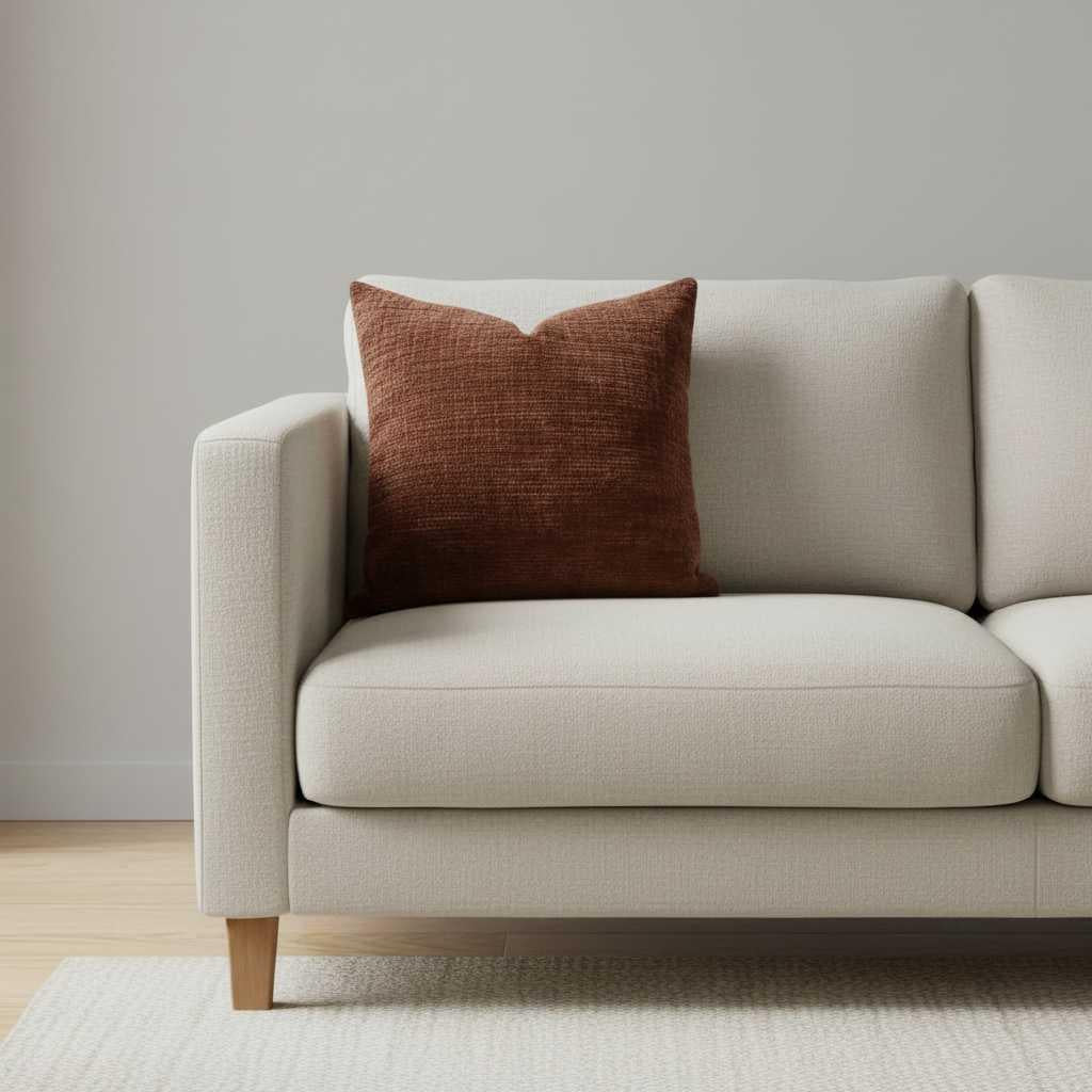 Chenille Cushion Cover | Decorative Home Accent 40-50 cm