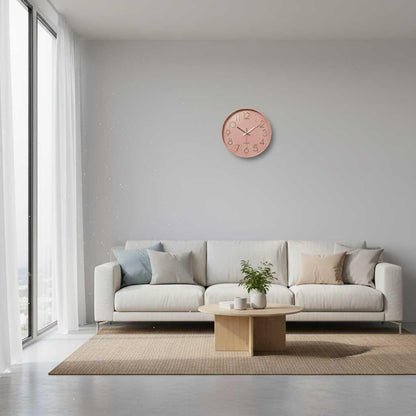 Colorful Round Wall Clock | Modern Wall Clock Decor 30cm