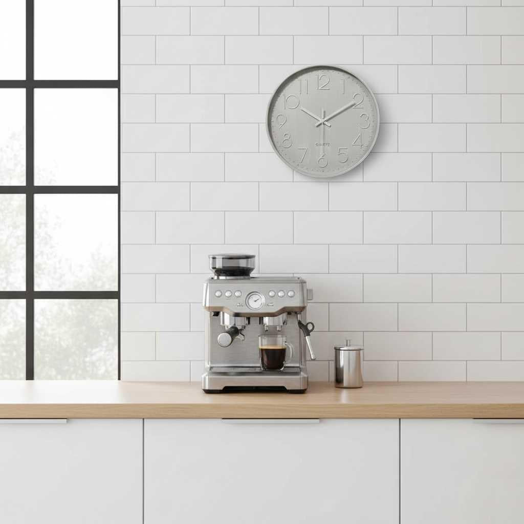 Colorful Round Wall Clock | Modern Wall Clock Decor 30cm