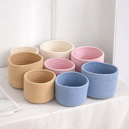 Cotton Rope Storage Baskets | Eco-Friendly Organizer for Toys 2