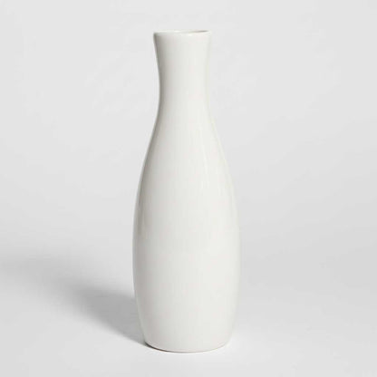 Modern White Ceramic Floor Vase | Stylish Home Decor