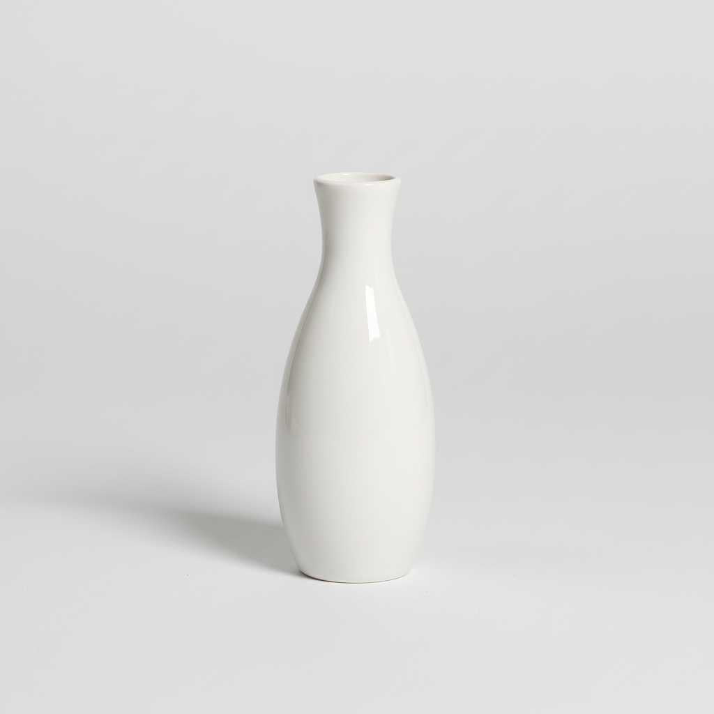 Modern White Ceramic Floor Vase | Stylish Home Decor
