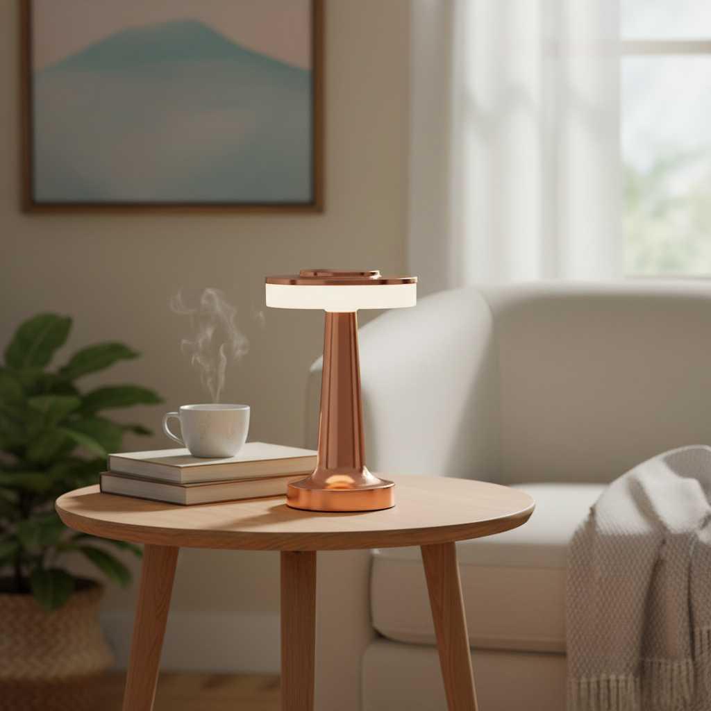 Sylvia | Rechargeable Cordless Table Lamp with Dimming Features