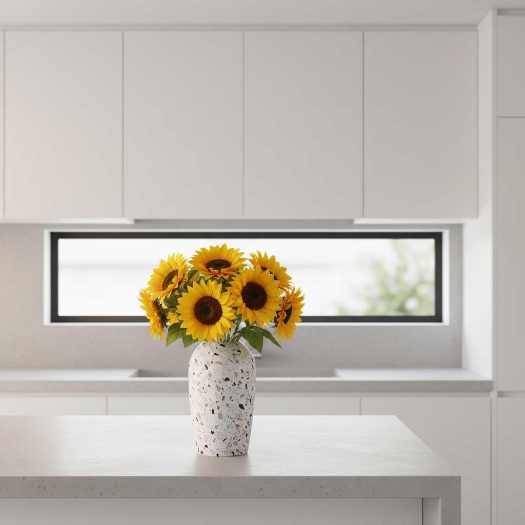 Terrazzo Ceramic Vase | Modern Flower Vase for Home Decor