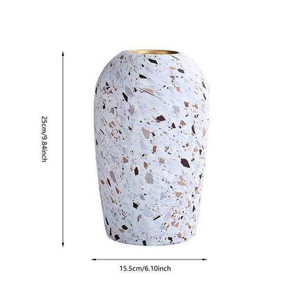 Terrazzo Ceramic Vase | Modern Flower Vase for Home Decor 0