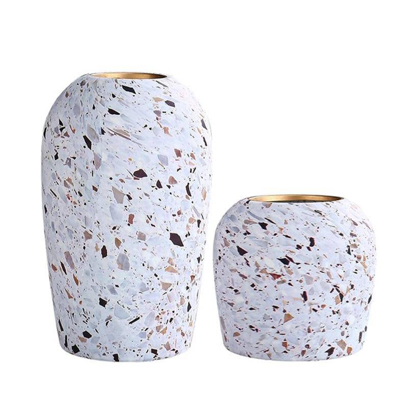 Terrazzo Ceramic Vase | Modern Flower Vase for Home Decor 5