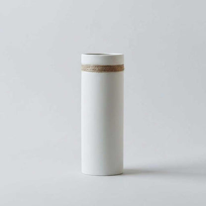 White Ceramic Vase | Modern Japanese Artist Style