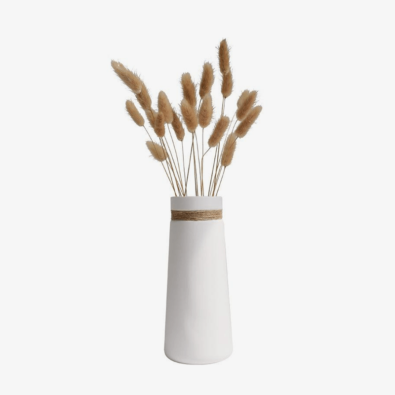 White Ceramic Vase | Modern Japanese Artist Style 1