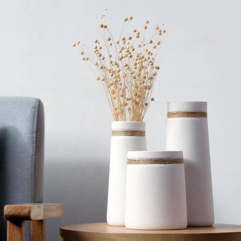 White Ceramic Vase | Modern Japanese Artist Style 2