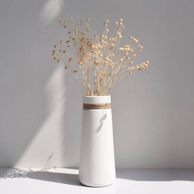White Ceramic Vase | Modern Japanese Artist Style 4